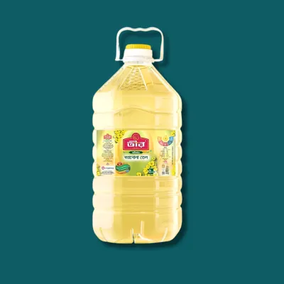 Teer Fortified Canola Oil (তীর ফর্টিফায়েড ক্যানোলা তেল)-5 Liter